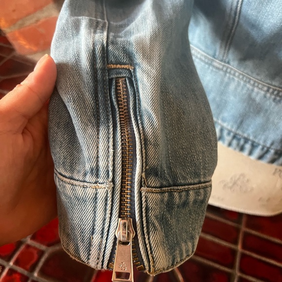 Ralph Lauren - moto denim jacket, 8p - Picture 3 of 10